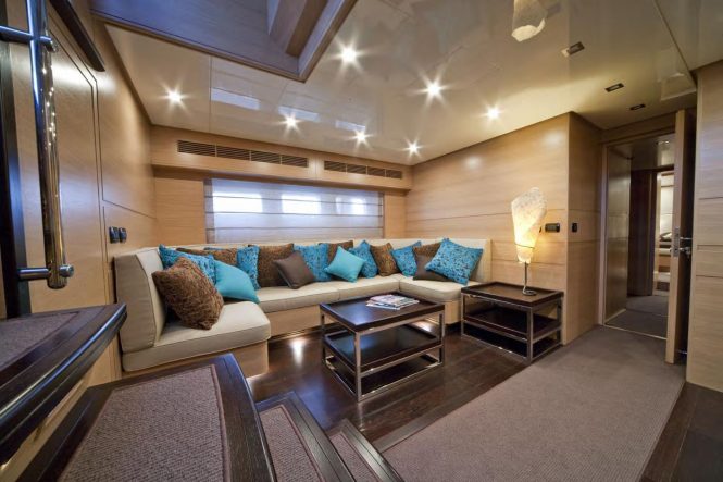 Saloon with comfortable seating