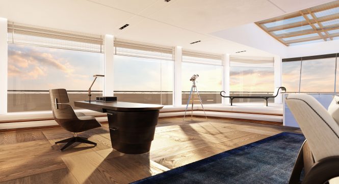 Owner suite lounge upper deck 