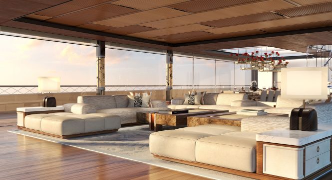Upper deck lounge
