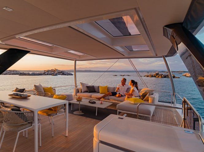 Sundeck seating and relaxation