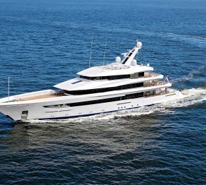 First time in the Caribbean: Exceptional 70m superyacht JOY now available for charter!