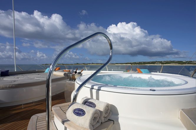 View from the Jacuzzi on board