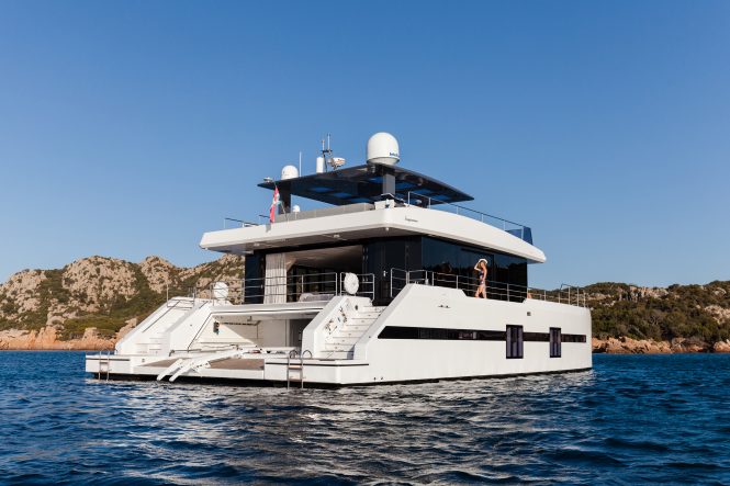 great space aboard Supreme 68 Power catamaran MARILOU by Sunreef Yachts