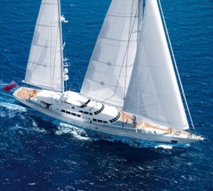 64m Perini Navi sailing yacht SPIRIT OF THE C’S for charter in the Caribbean