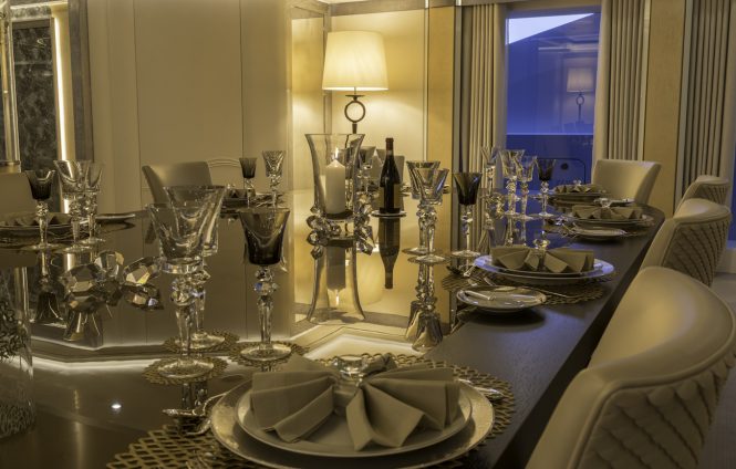 Beautiful formal dining set up