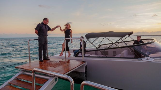 Charter luxury superyacht Seanna with your own personal crew on board