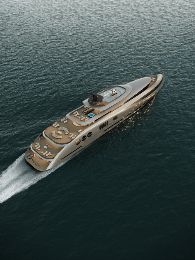 EPOCH 80 mega yacht render by Ricky Smith Designs