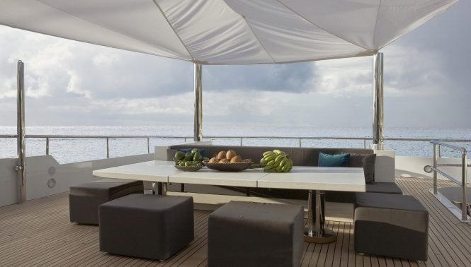 Lounging area with great views