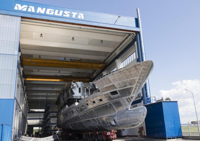 Mangusta Gransport 45 under construction