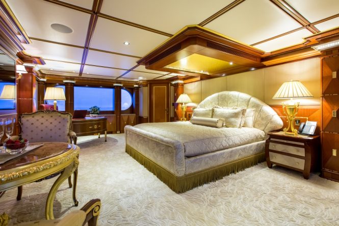 Master suite with lavish furnishings