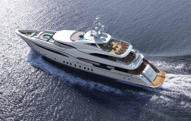 Motor yacht NERISSA offering fabulous deck areas