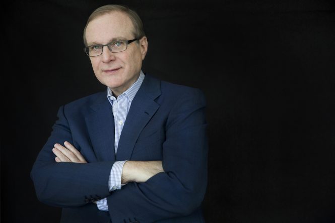 Paul Allen pictured in 2014- Credit Courtesy of Vulcan Inc - Photo by Beatrice de Gea