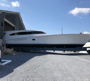 30m Sportfisher superyacht 18 REELER launched by Weaver Boatworks