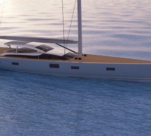 Baltic 112 Custom sailing yacht Liara nears completion