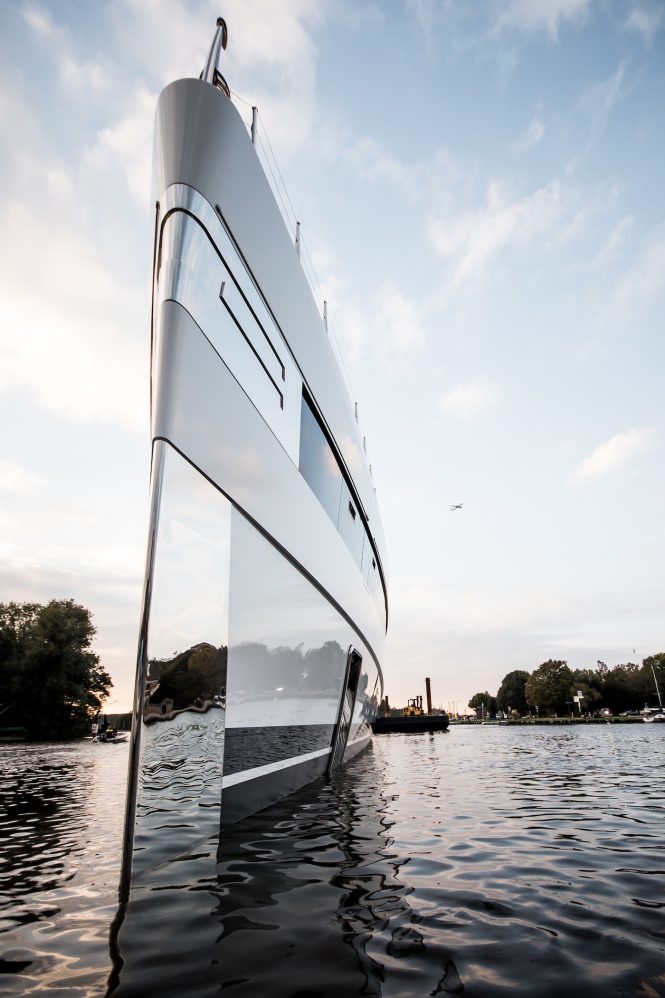 Superyacht Project 814 launched by Feadship