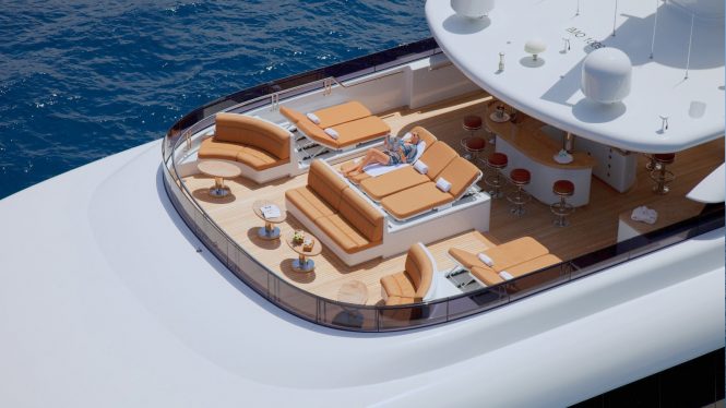 Vast amount of areas to relax and unwind