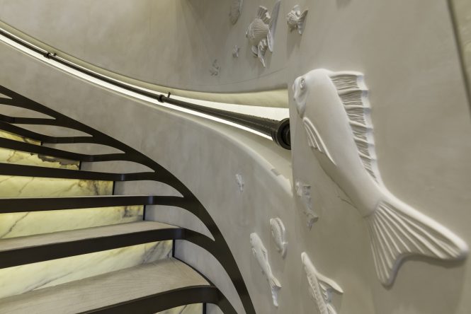 amazing attention to detail - stairwell