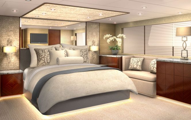 master suite - - Rendering by Karen Lynn Interior Design