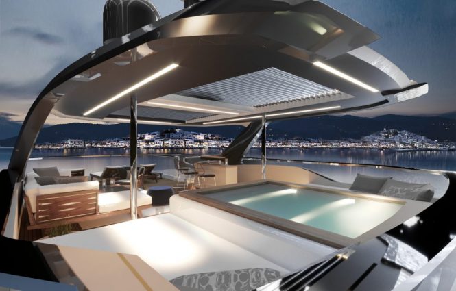 sun deck by night