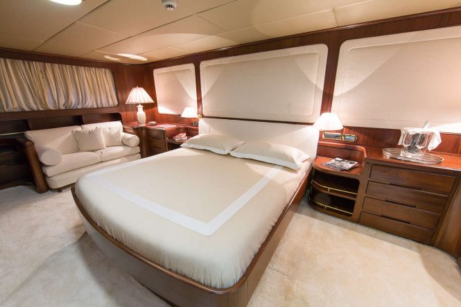 Accommodation aboard motor yacht INDIA