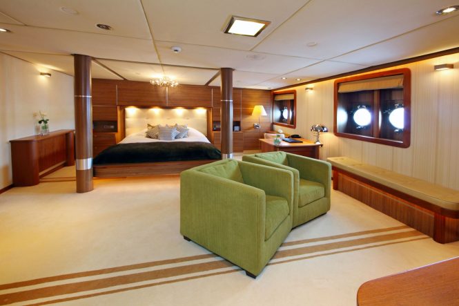 Accommodation is spacious with deluxe design