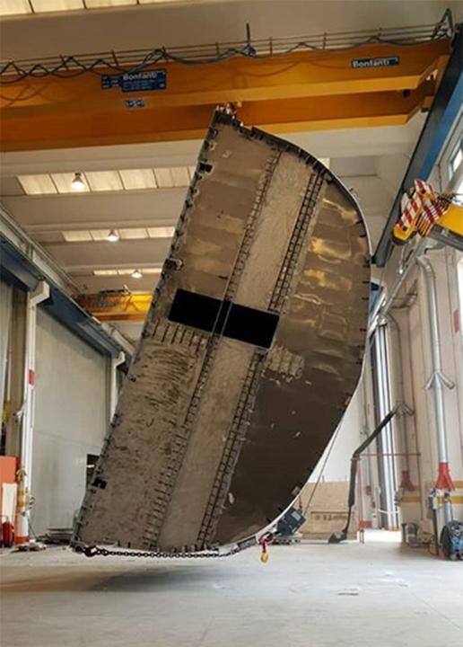 DOM123 under construction - Photo © Cerri Cantieri Navali