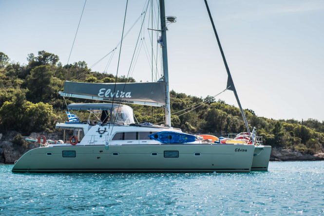 Luxury sailing catamaran yacht ELVIRA