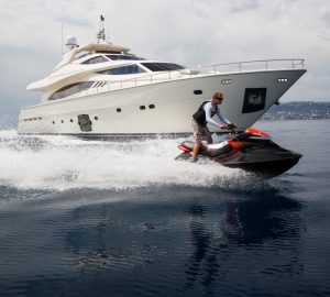 Secure your West Med charter vacation at special price with 27m motor yacht PORTHOS SANS ABRI