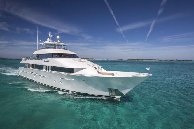 Motor yacht AMITIE available for charter in the Bahamas