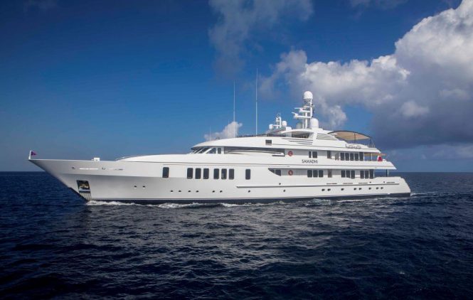 SAMADHI a beautiful luxury superyacht with great deck areas