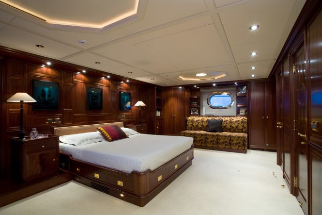 Spacious master suite