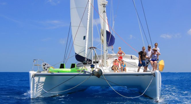 sailing catamaran yacht YES DEAR