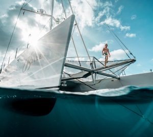 32-metre catamaran yacht Necker Belle renamed BELLA VITA