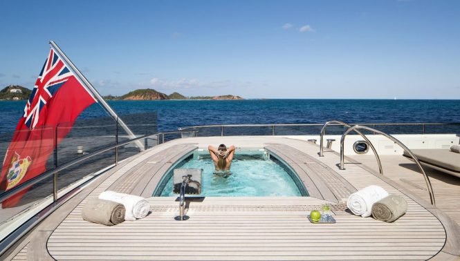 Large Jacuzzi Pool on board