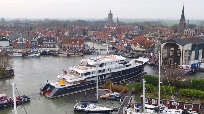 SCOUT - 63m superyacht launched at Hakvoort Shipyard in the Netherlands