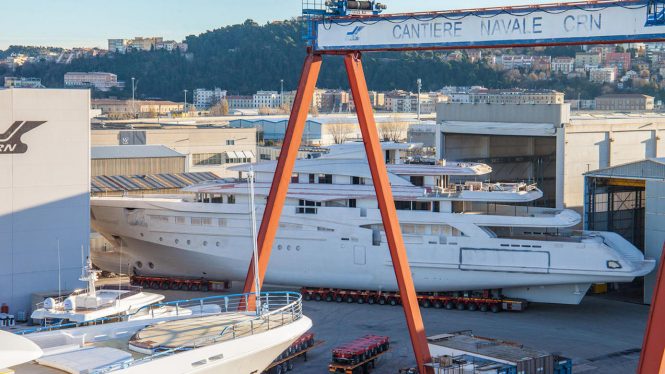 CNR 135 mega yacht