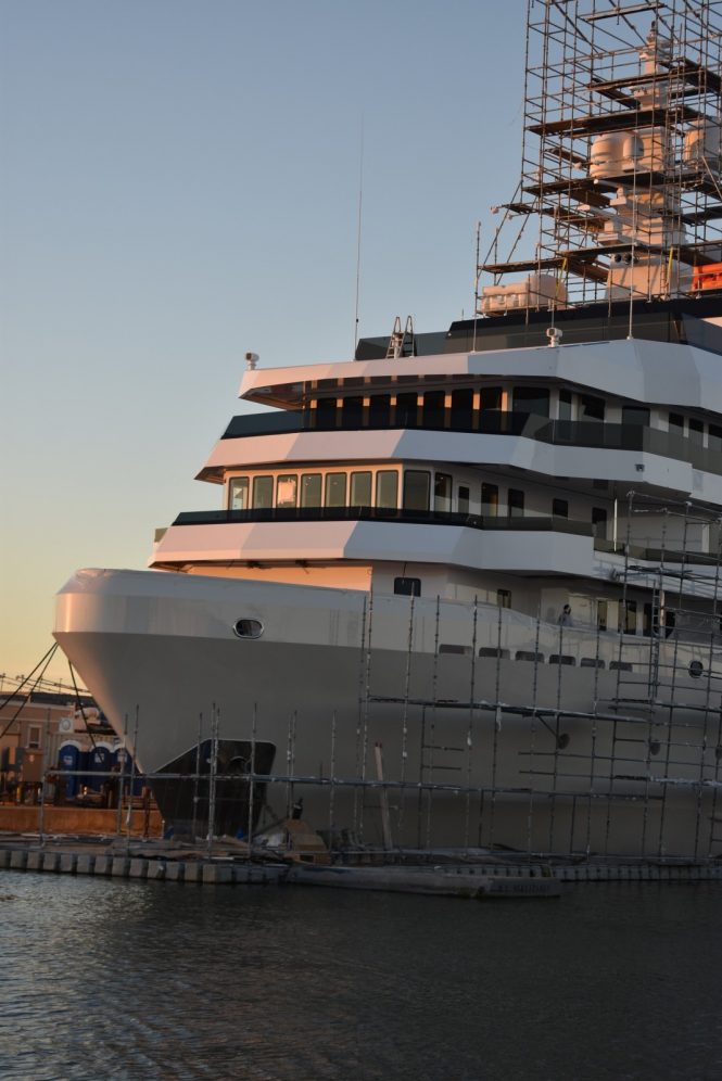 DANAH VOYAGER superyacht at Dania Cut - Photo credit Dorie Cox at www.the-triton.com