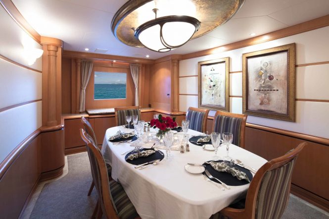 Dining saloon for formal dinners and meals