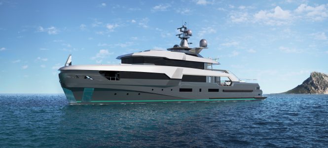 Exteriors of ‘K47 TAXILA’ yacht concept