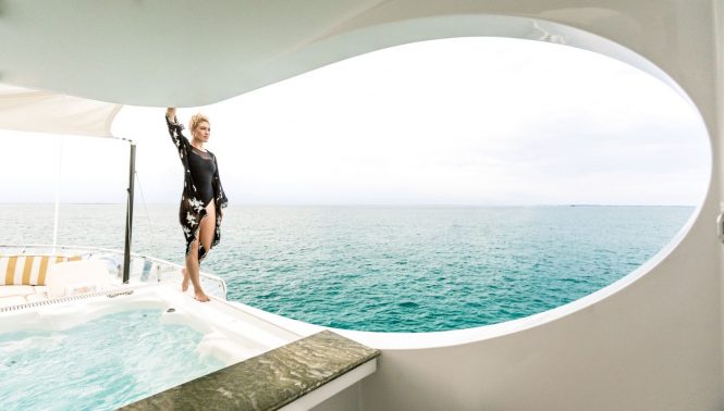 Jacuzzi on board for unlimited relaxation