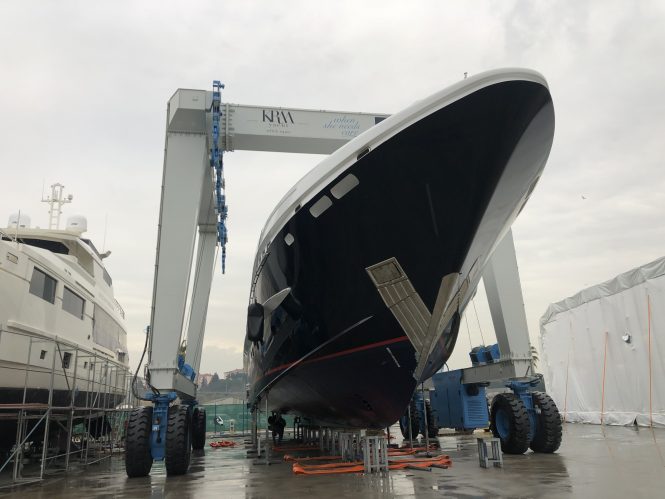 LET IT BE M at KRM Yacht refit and repair facility