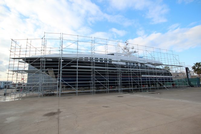 Let it be M motor yacht under refit