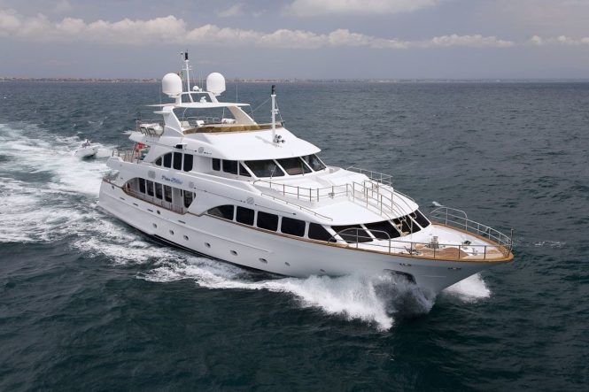 Luxury charter yacht PURE BLISS built by Benetti shipyard in Italy