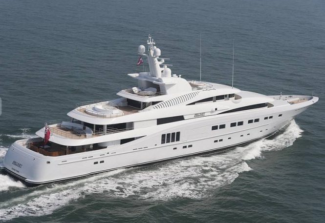 Luxury yacht SECRET