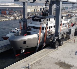 43-metre CdM Superyacht AUDACE launched in Ancona