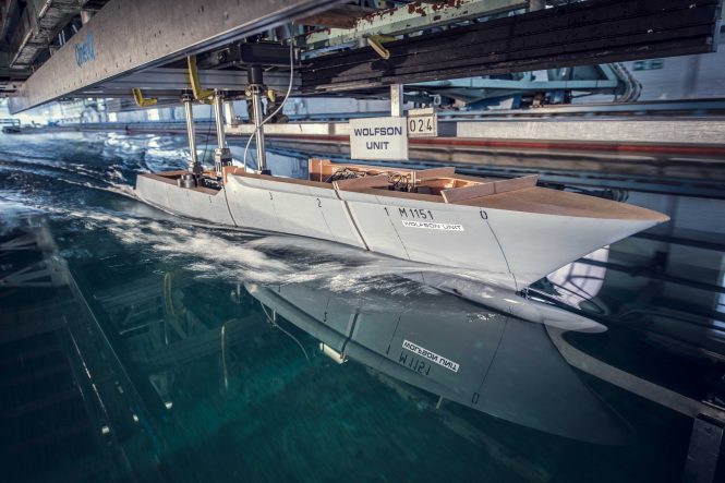 PROJECT COSMOS TANK TEST - Photo © Heesen Yachts