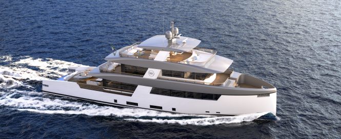 RSY 35m SVY Ceccarelli explorer yacht - Rendering © Telegram71