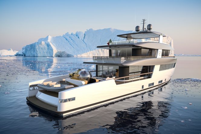 RSY 35m SVY Ceccarelli superyacht - Rendering © Telegram71