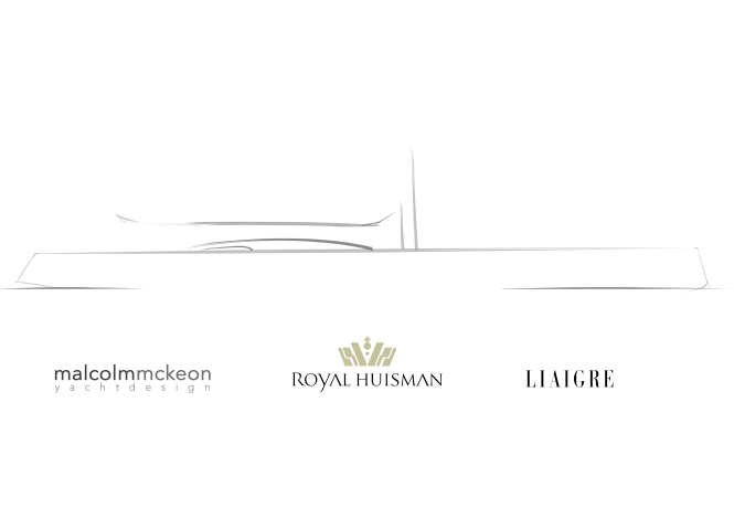 Sailing Yacht Project 404 Sketch Profile