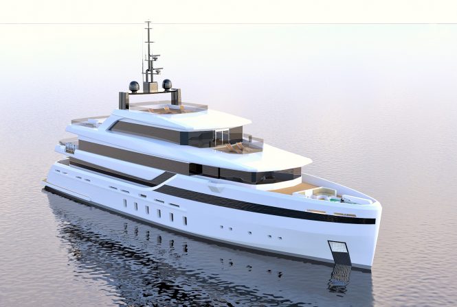 Superyacht project DRD - Rendering @ Adeo Marine